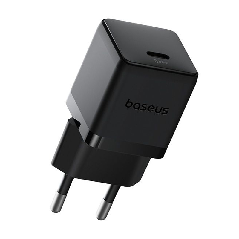BASEUS 220V 30W, USB-C + кабел Type-C - Type-C, Palm fast /черен/ - P10111605113-01