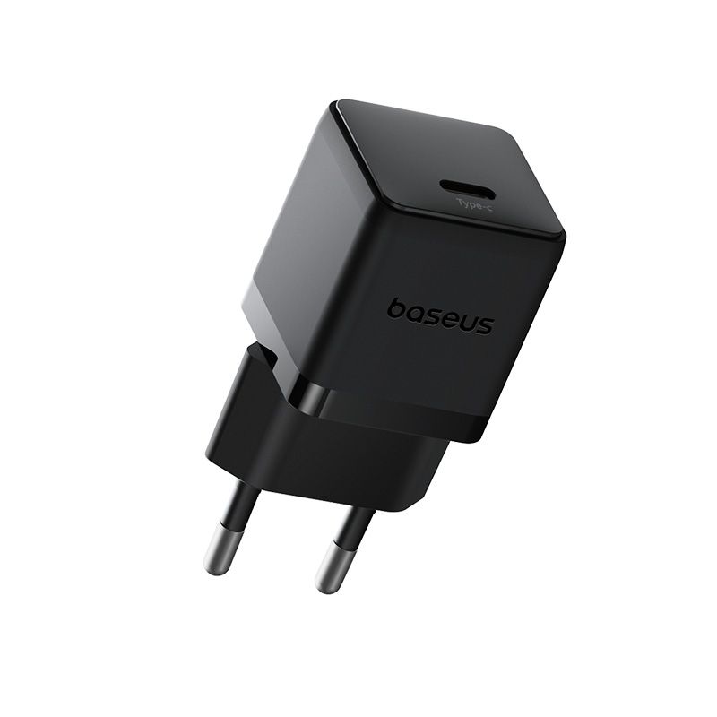 BASEUS 220V 30W, USB-C + кабел Type-C - Type-C, Palm fast /черен/ - P10111605113-01