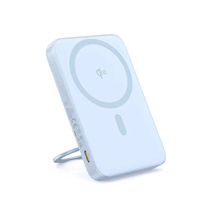 BASEUS Power Bank 5000 mAh 20W, PicoGo Qi2 Ultra-slim Magnetic Ring /blue/ - P10076800313-00