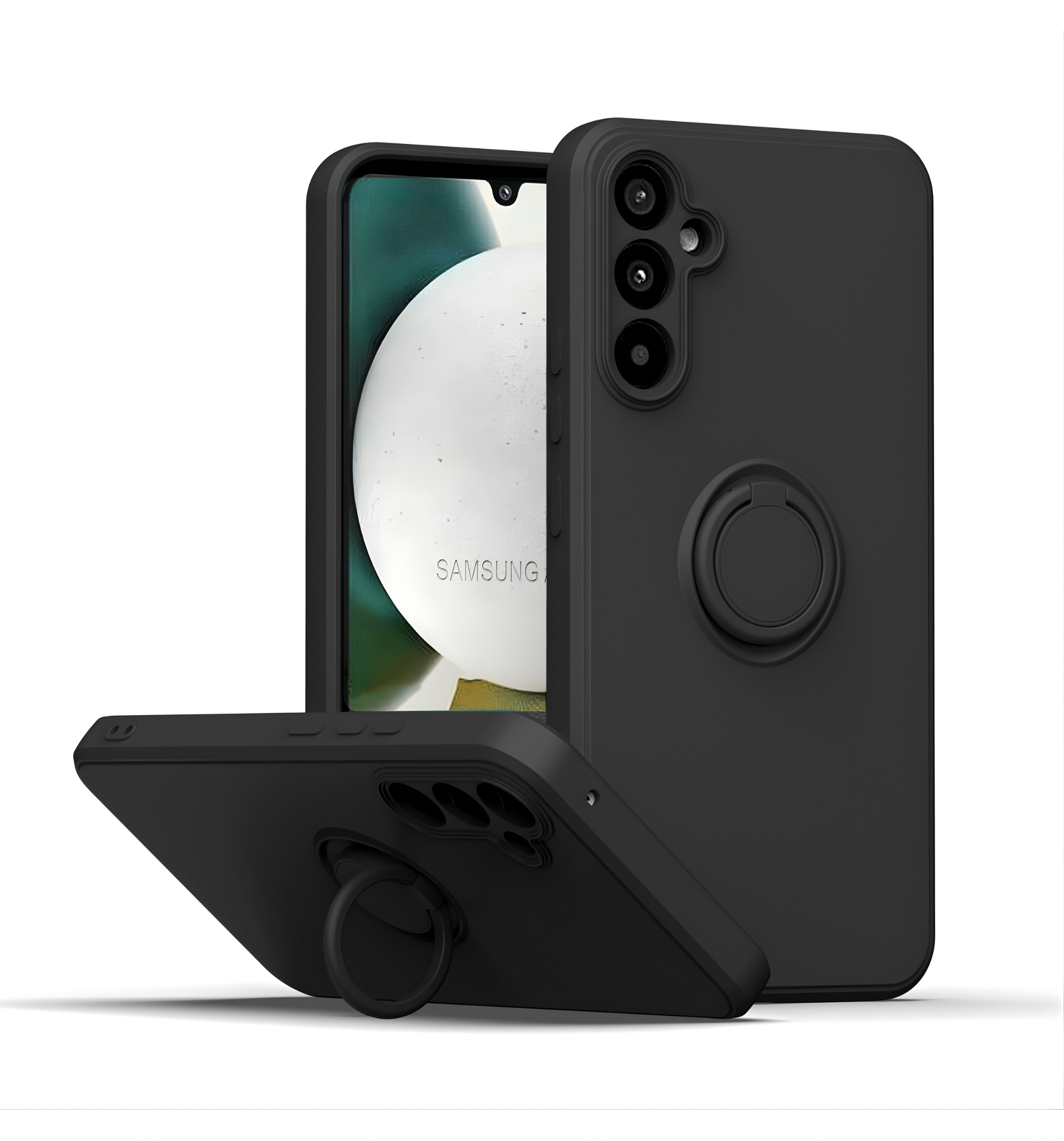 Калъф RING Silicone Samsung A17 5G /черен/