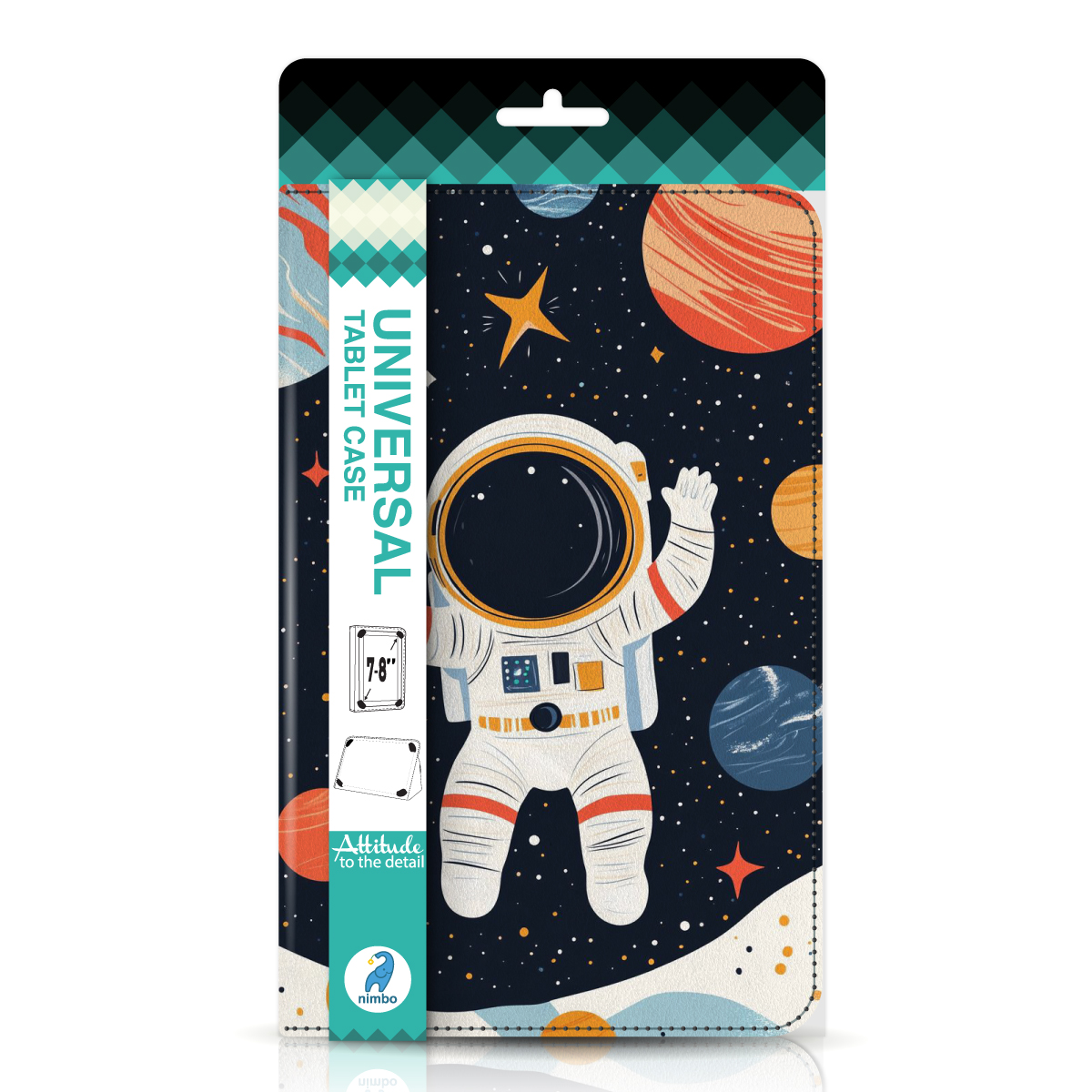 Калъф таблет Nimbo 7/8 инча универсален /Астронавт/