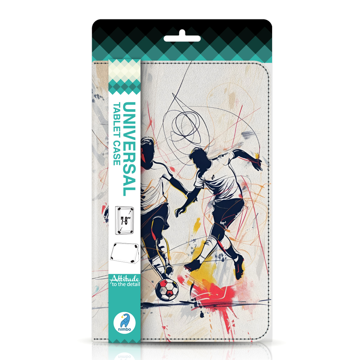 Калъф таблет Nimbo 7/8 инча универсален /футболисти/