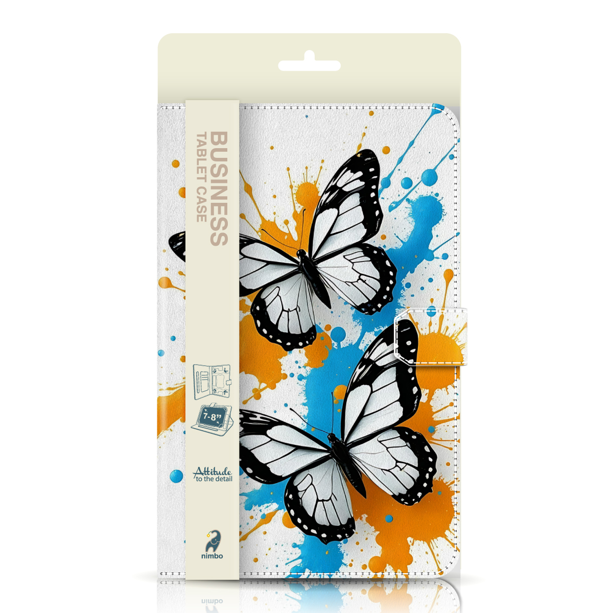 Калъф за таблет Business Nimbo, 7/8 инча универсален /пеперуди/