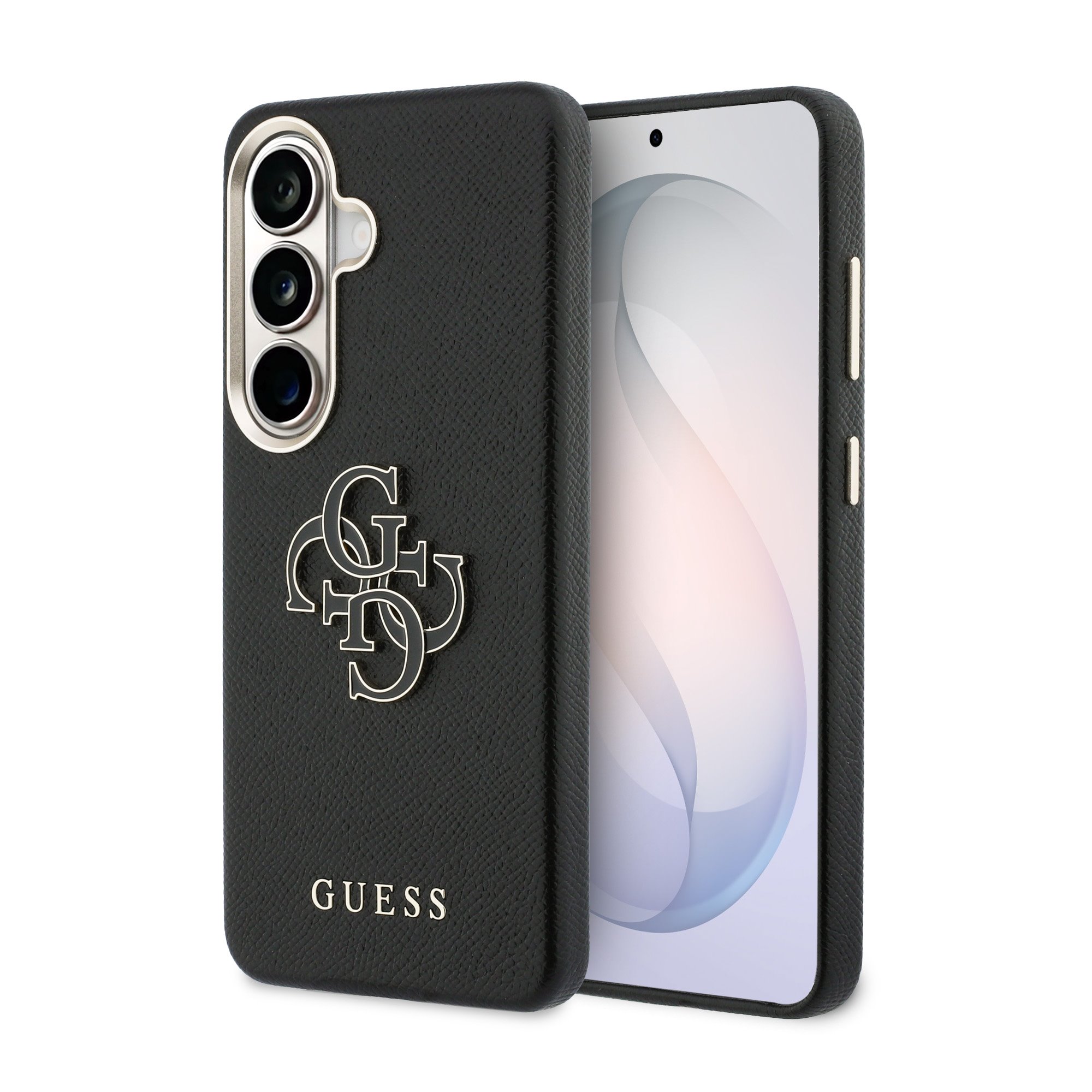 GUESS Калъф Samsung S26 Plus, PU 4G Resin Metal Logo Case /черен/ - GUHCS26M5PS4RGGK