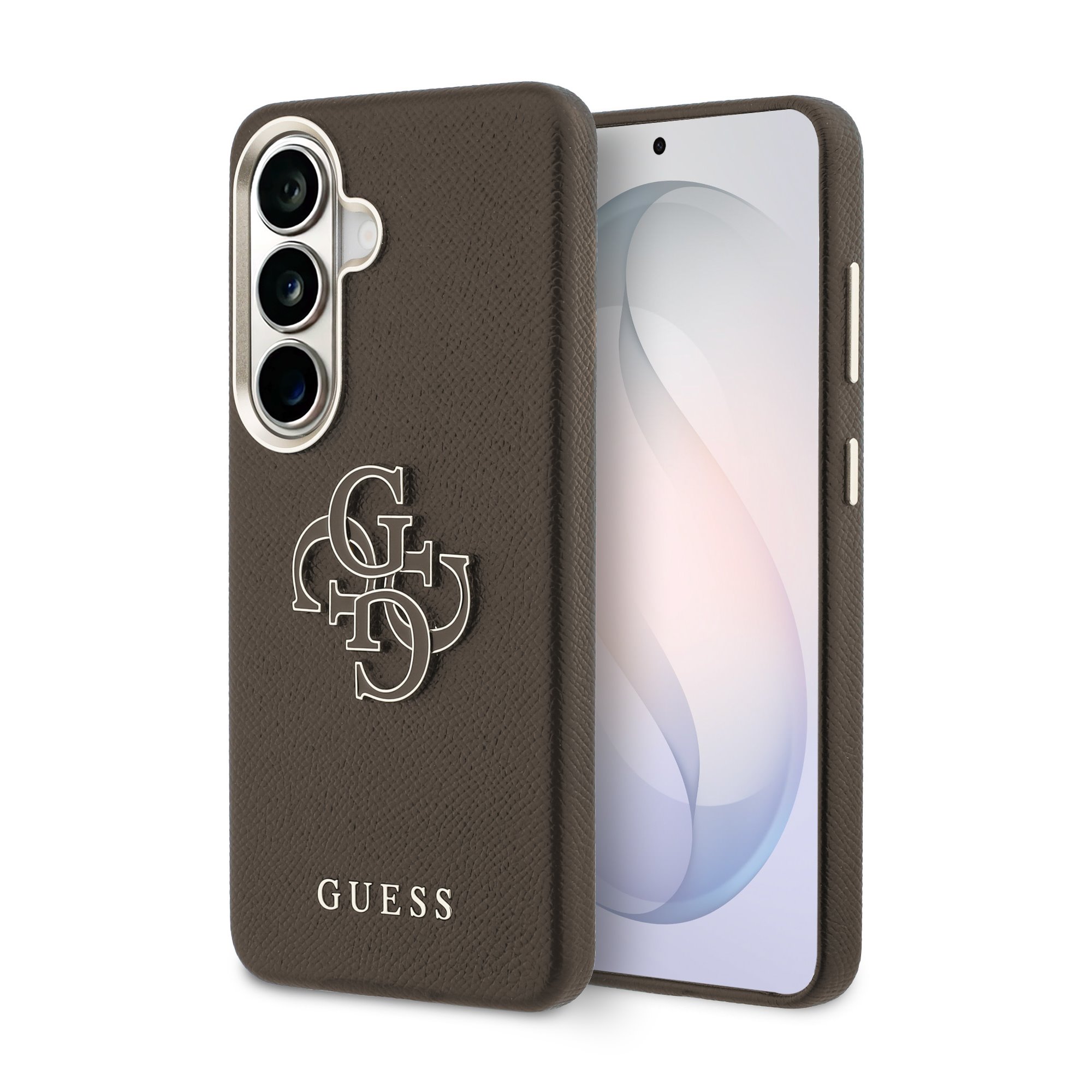GUESS Калъф Samsung S26 Plus, PU 4G Resin Metal Logo Case /кафяв/ - GUHCS26M5PS4RGGW
