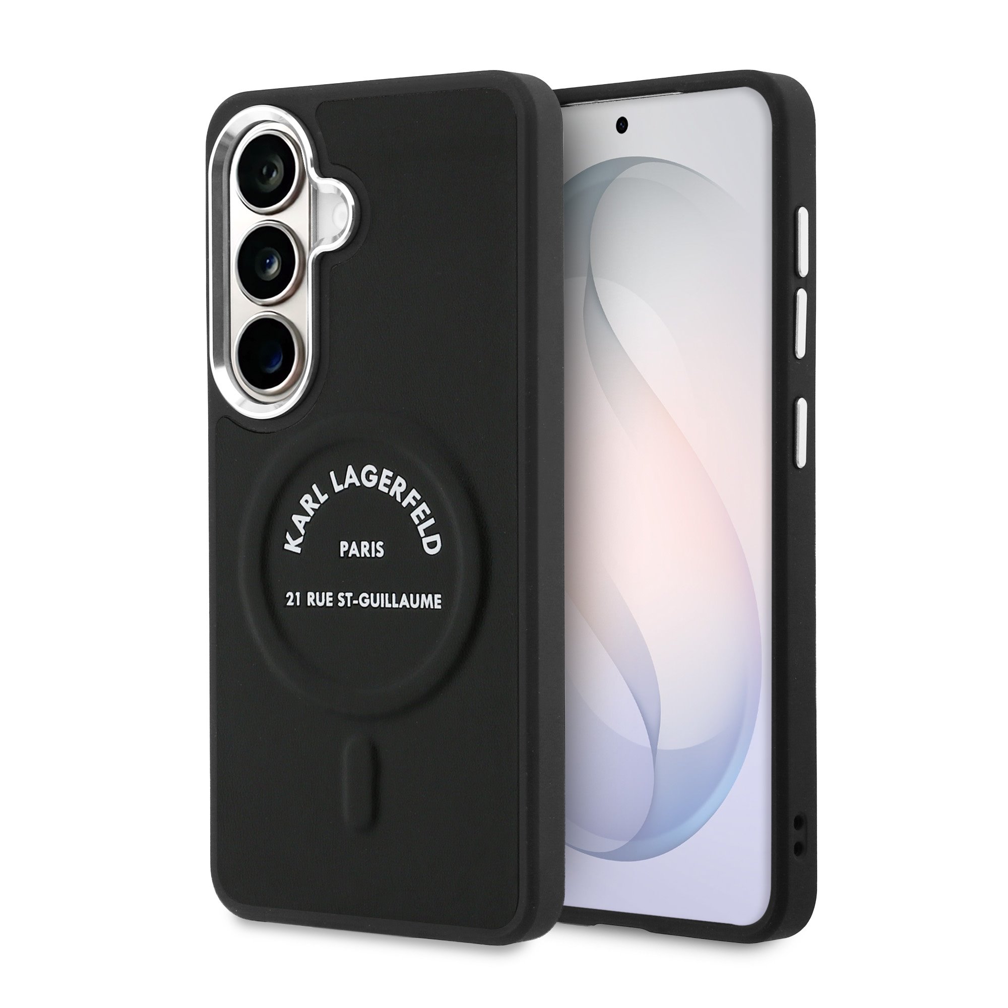 Karl Lagerfeld Калъф Samsung S26, PU RSG Logo MagSafe /черен/ - KLHMS26SPSKRSGEK