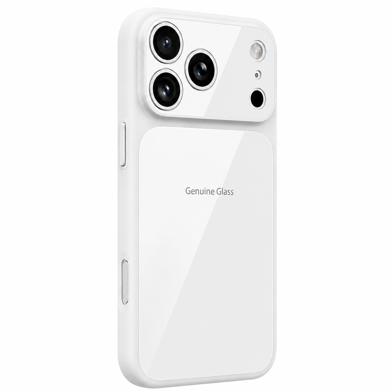 Калъф GENUINE-Glass Apple iPhone 13/14 /бял/