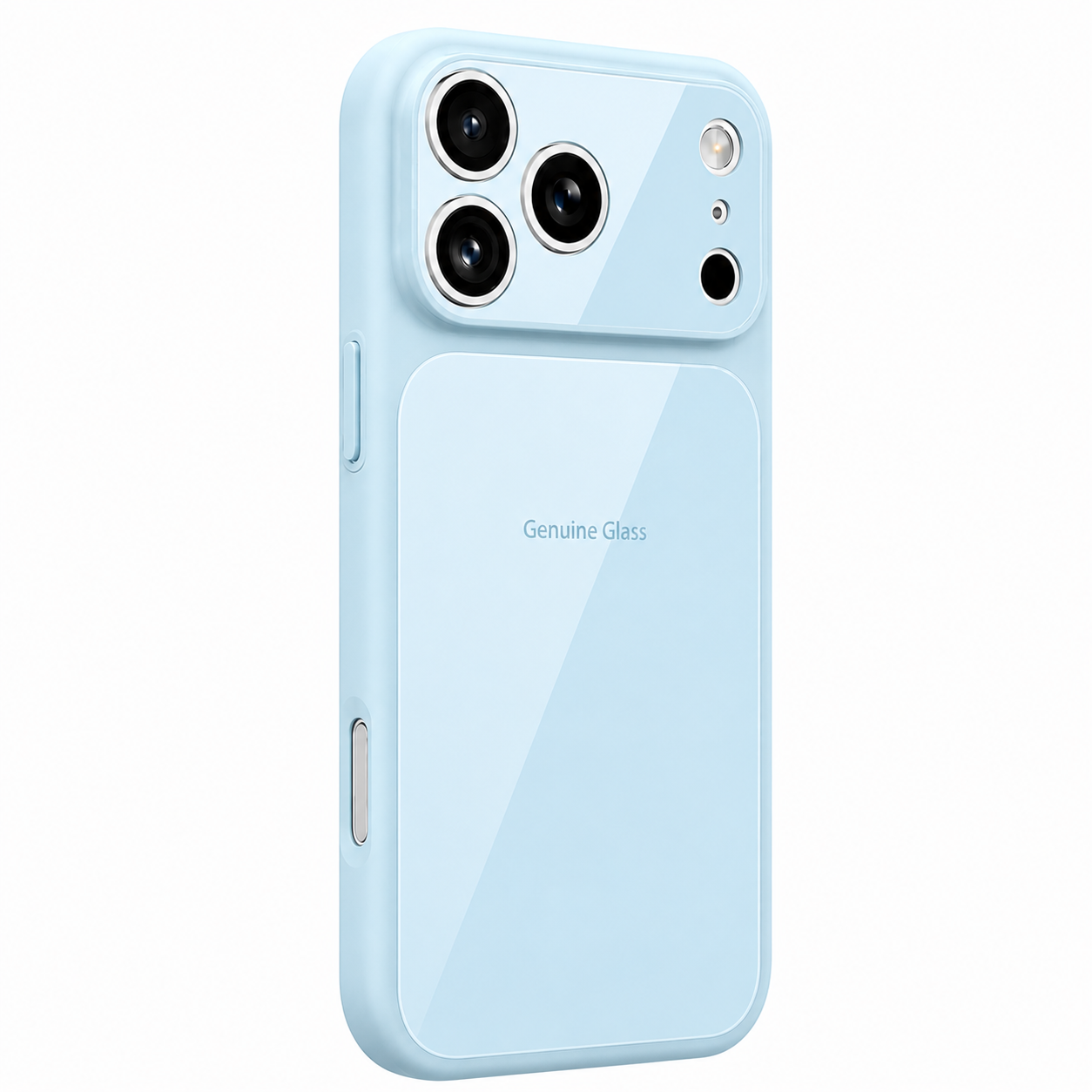 Калъф GENUINE-Glass Apple iPhone 13/14 /небесносин/