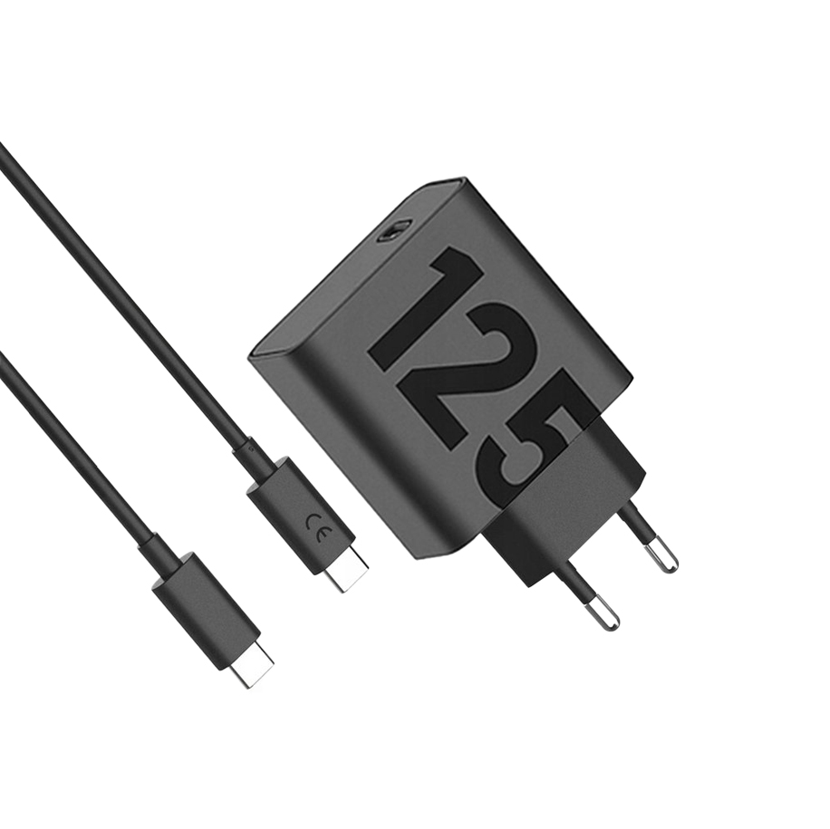 Motorola 220V 125W, 2C, TurboPower Duo MCD-1252 + кабел C-C, /черен/