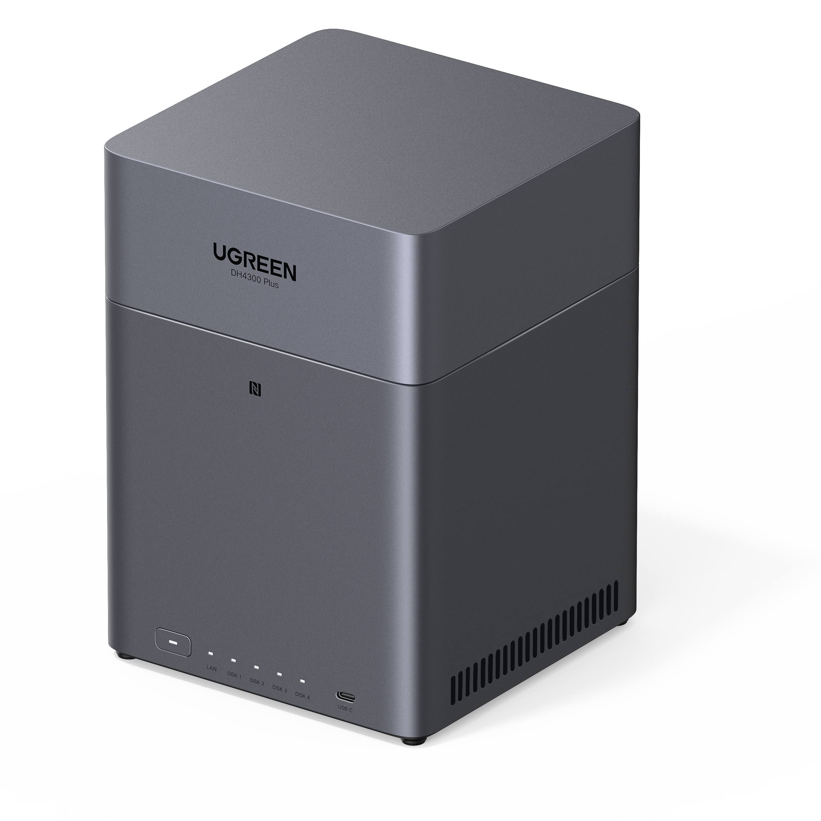 UGREEN Network Attached Storage (NAS) DH4300 Plus, 4-Bay Rockchip RK3588C Diskless