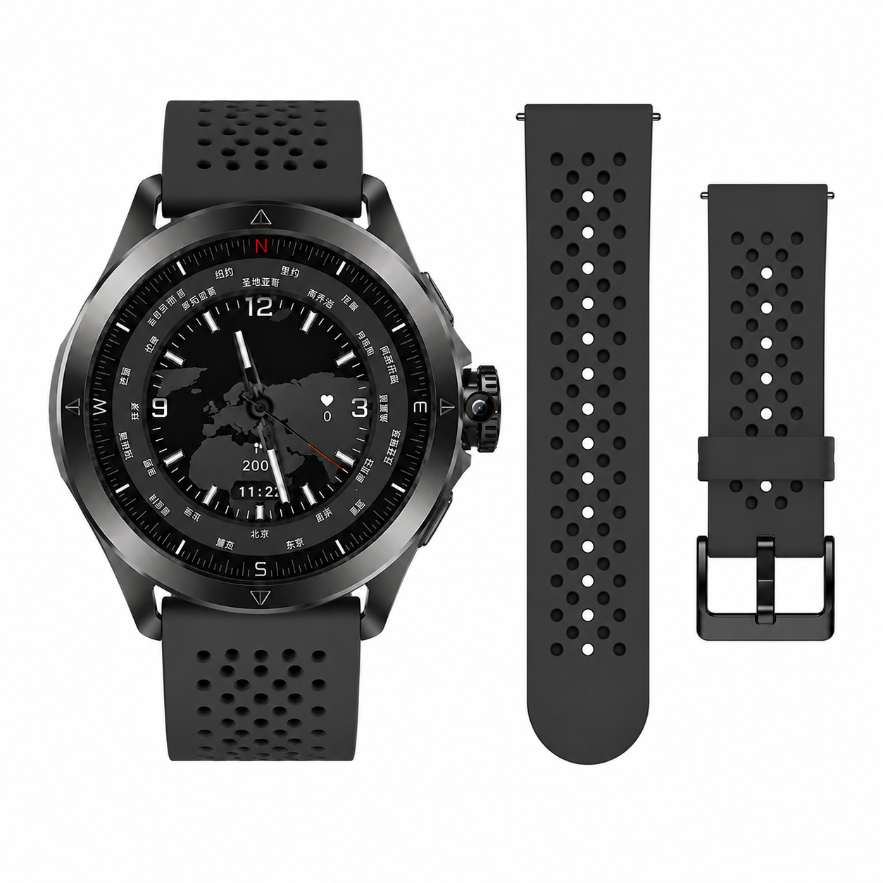 AMOLED Смарт часовник Kalobee U7, OEM /черен/