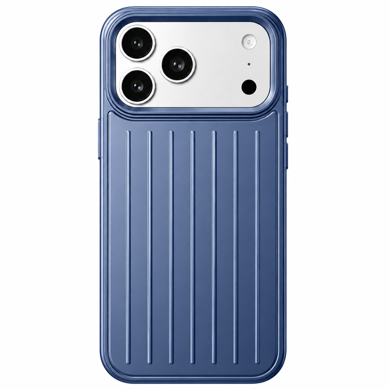 Калъф Suitcase Stripe Apple iPhone 16, MagSafe /син/