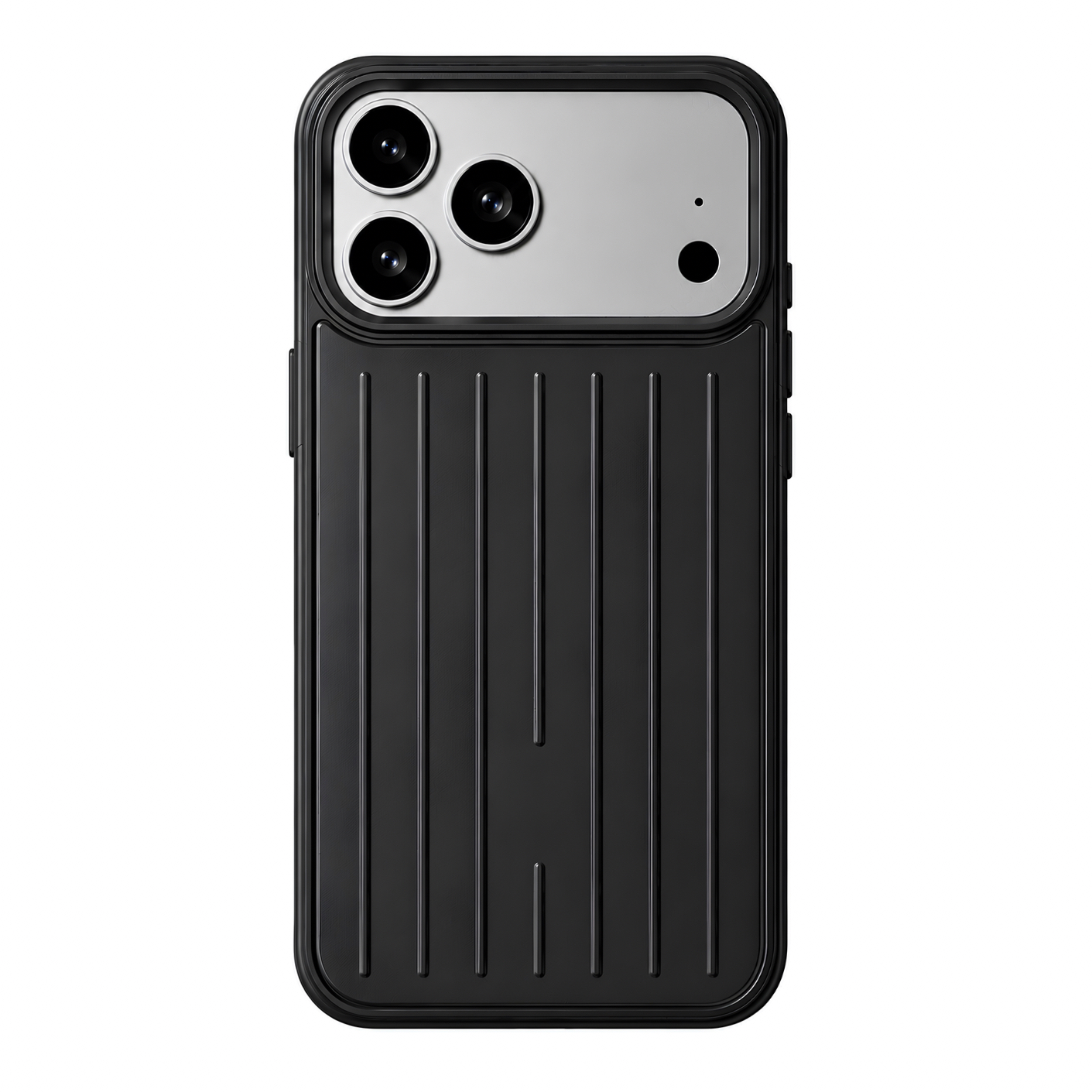 Калъф Suitcase Stripe Apple iPhone 16 /черен/