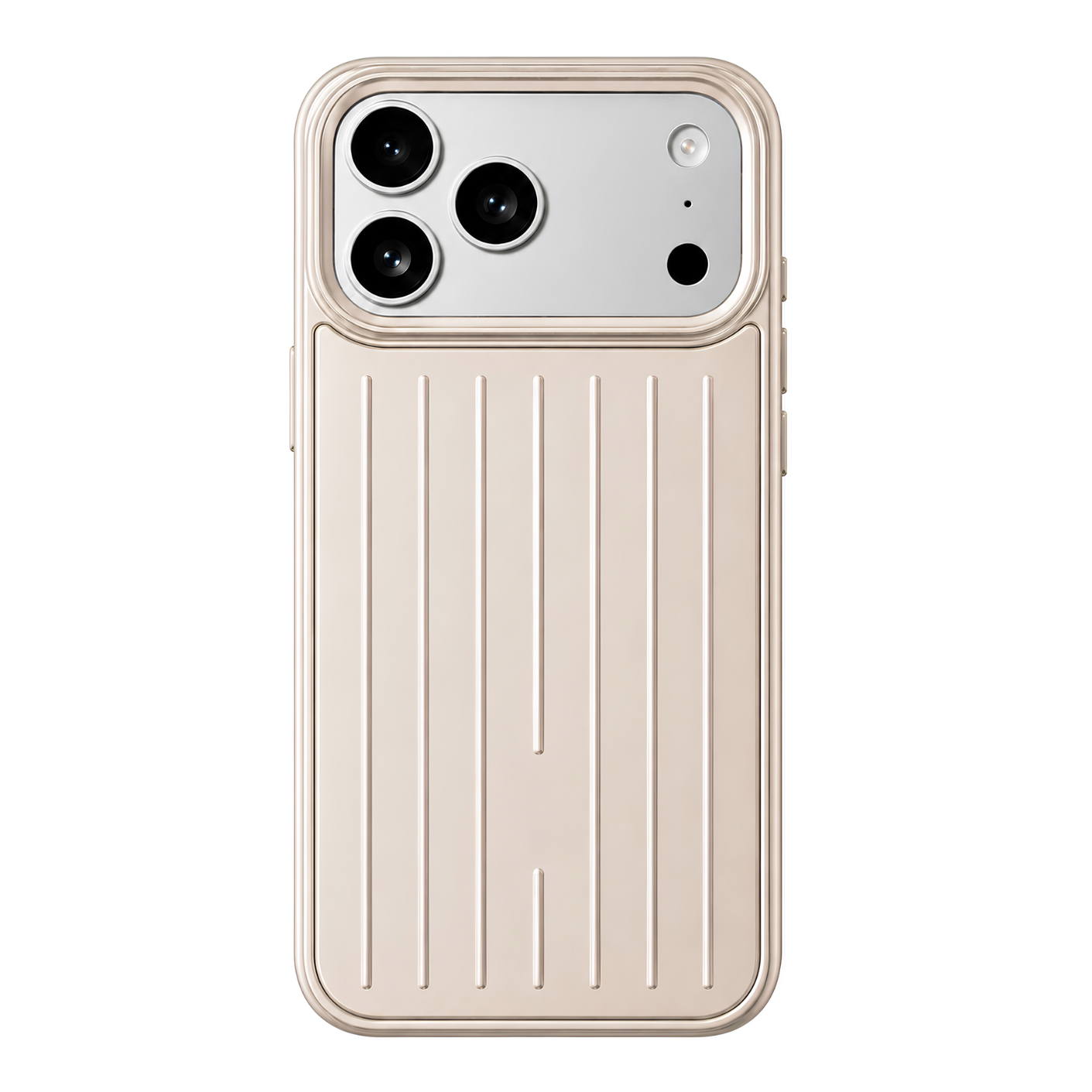 Калъф Suitcase Stripe Apple iPhone 16 Pro /златен/