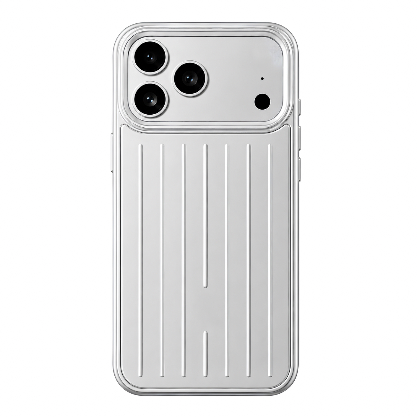 Калъф Suitcase Stripe Apple iPhone 17 Pro /бял/