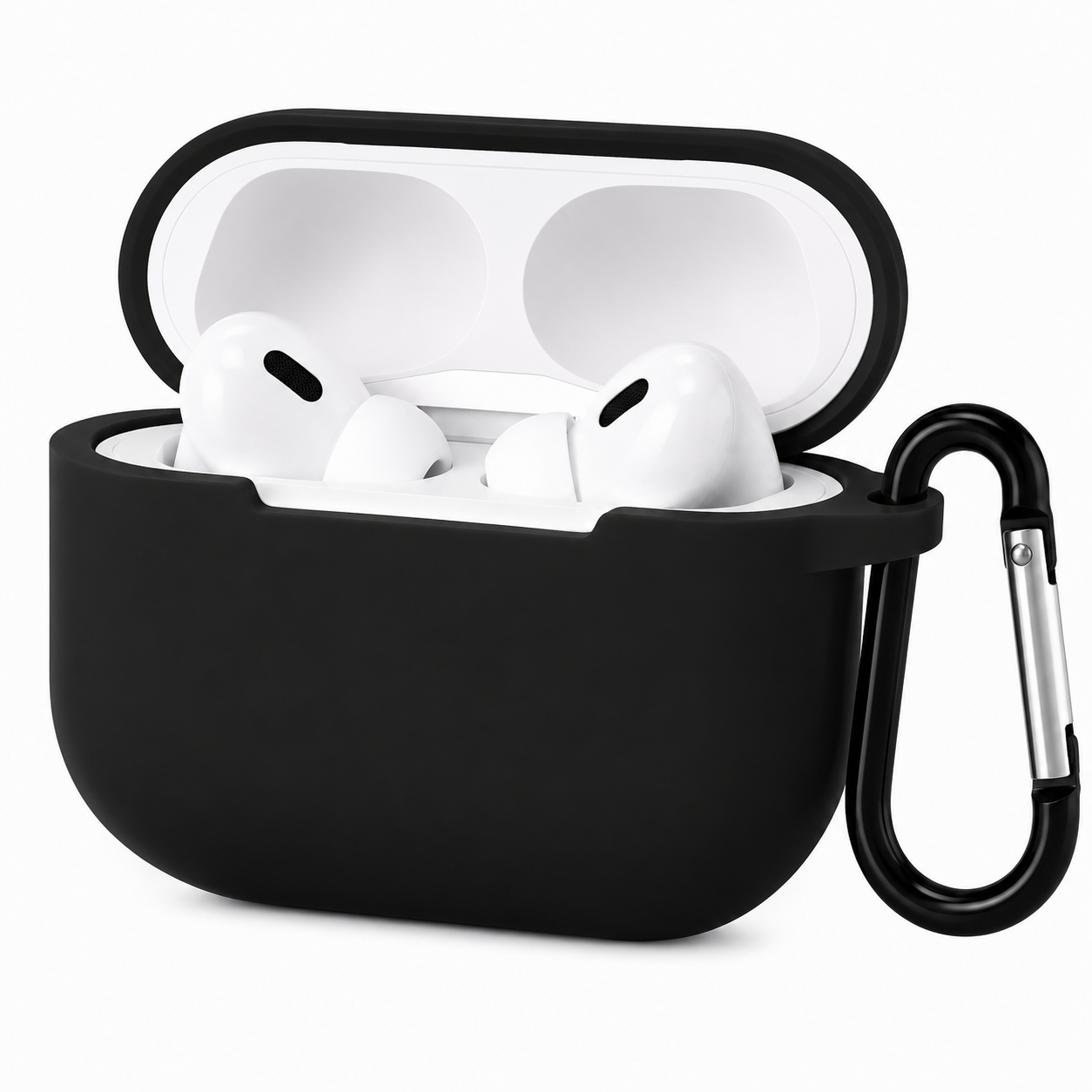 Силиконов калъф за AirPods 4 /черен/
