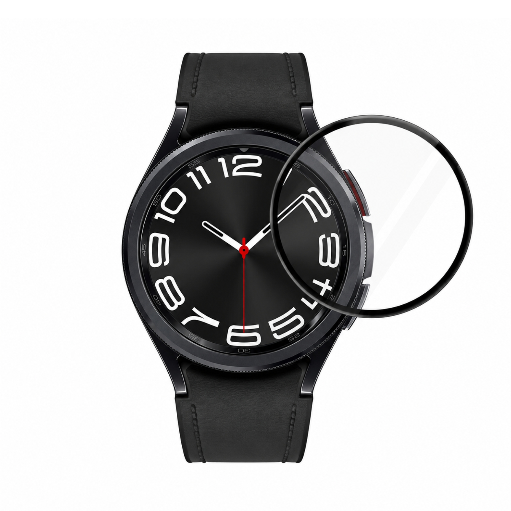 3D Tempered Pet Glass Samsung Watch 6 Classic, 47mm /черно/
