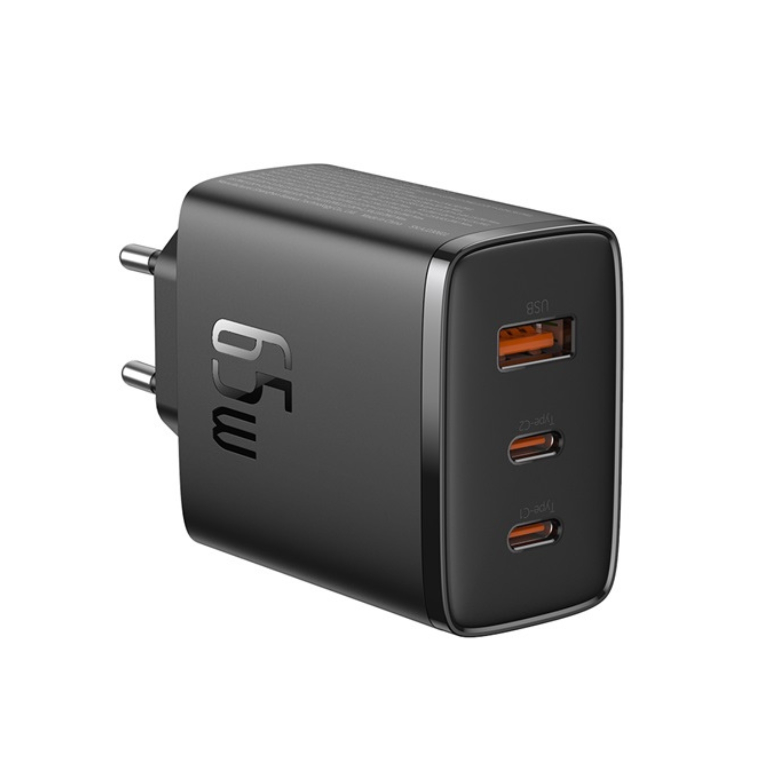 BASEUS 220V 65W, USB-A + 2 х USB-C, Cube Pro /черен/ - P10152301113-00