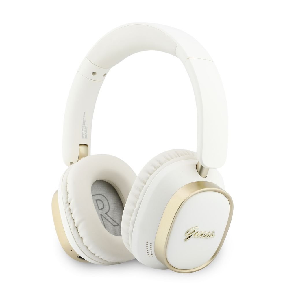 GUESS Bluetooth HF Rectangle Metal Script Logo ENC /бял/ - GUBHV28HGCSME