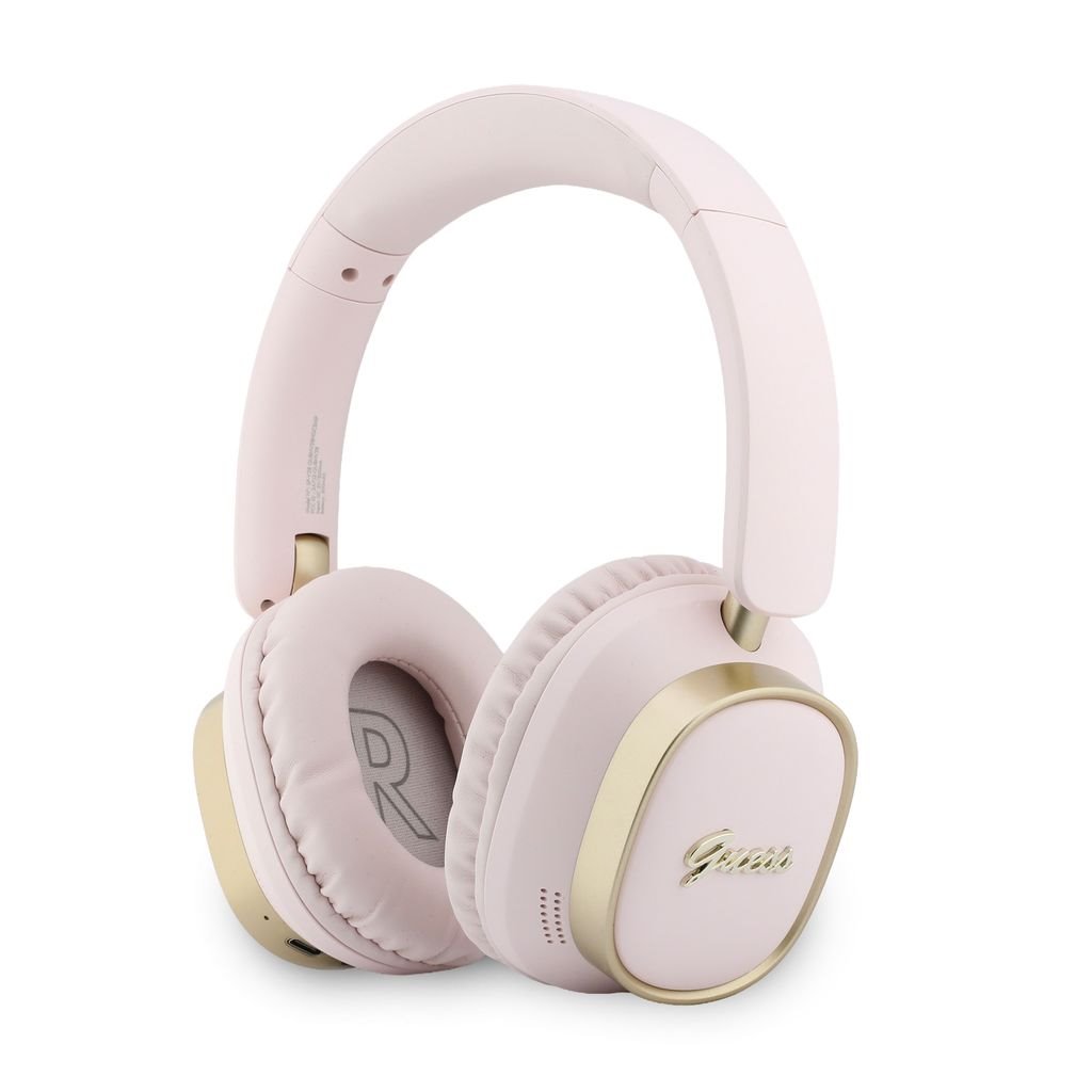 GUESS Bluetooth HF Rectangle Metal Script Logo ENC /розов/ - GUBHV28HGCSMP