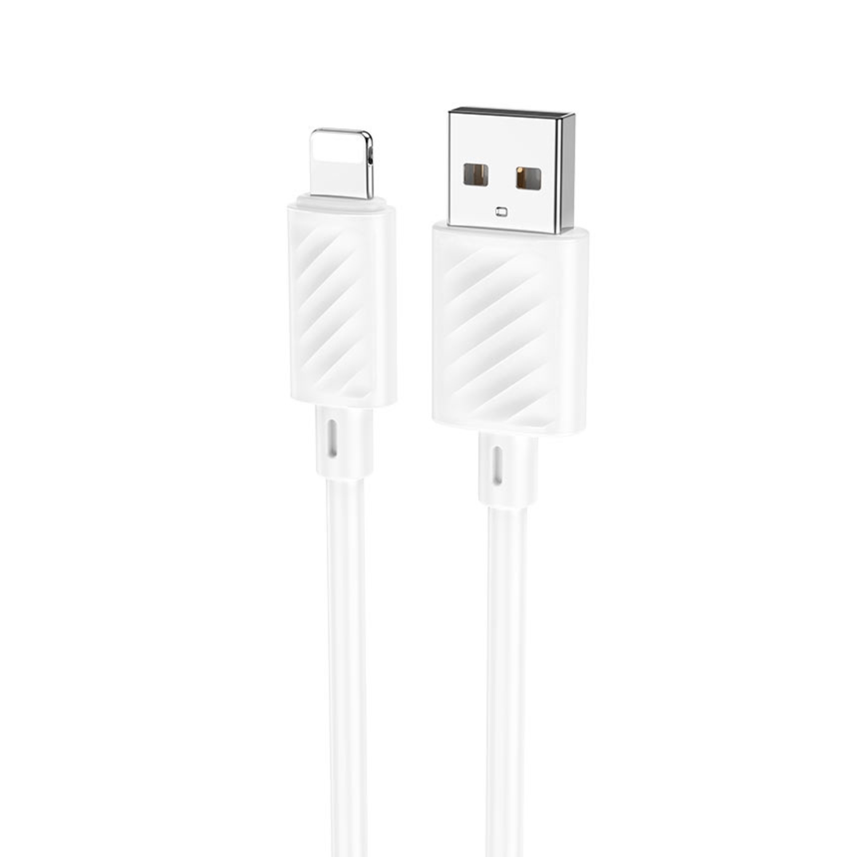 HOCO Кабел USB-A - Micro USB, 2м, 2.4A, Gratified /бял/ - X88