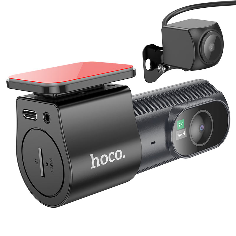 HOCO Dash Camera Set, display hidden, 2K /черен/ - DV8