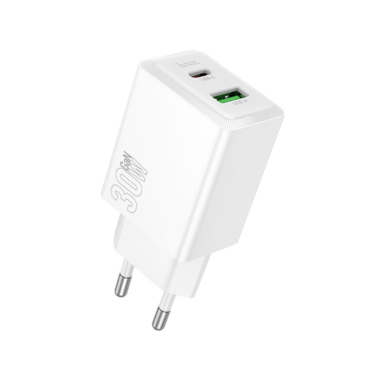 HOCO 220V 30W, USB-A + USB-C, Nuevo /бял/ - N71