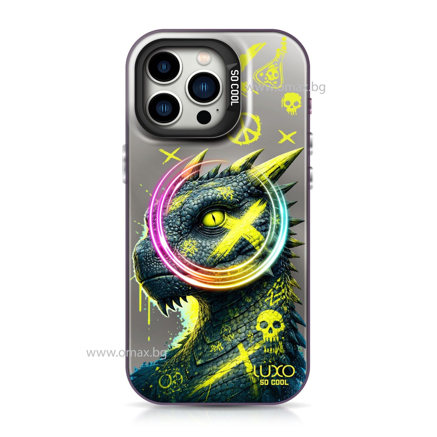 Калъф LUXO So CooL ArcadiA MagSafe Apple iPhone 13/14 /Динозавър/
