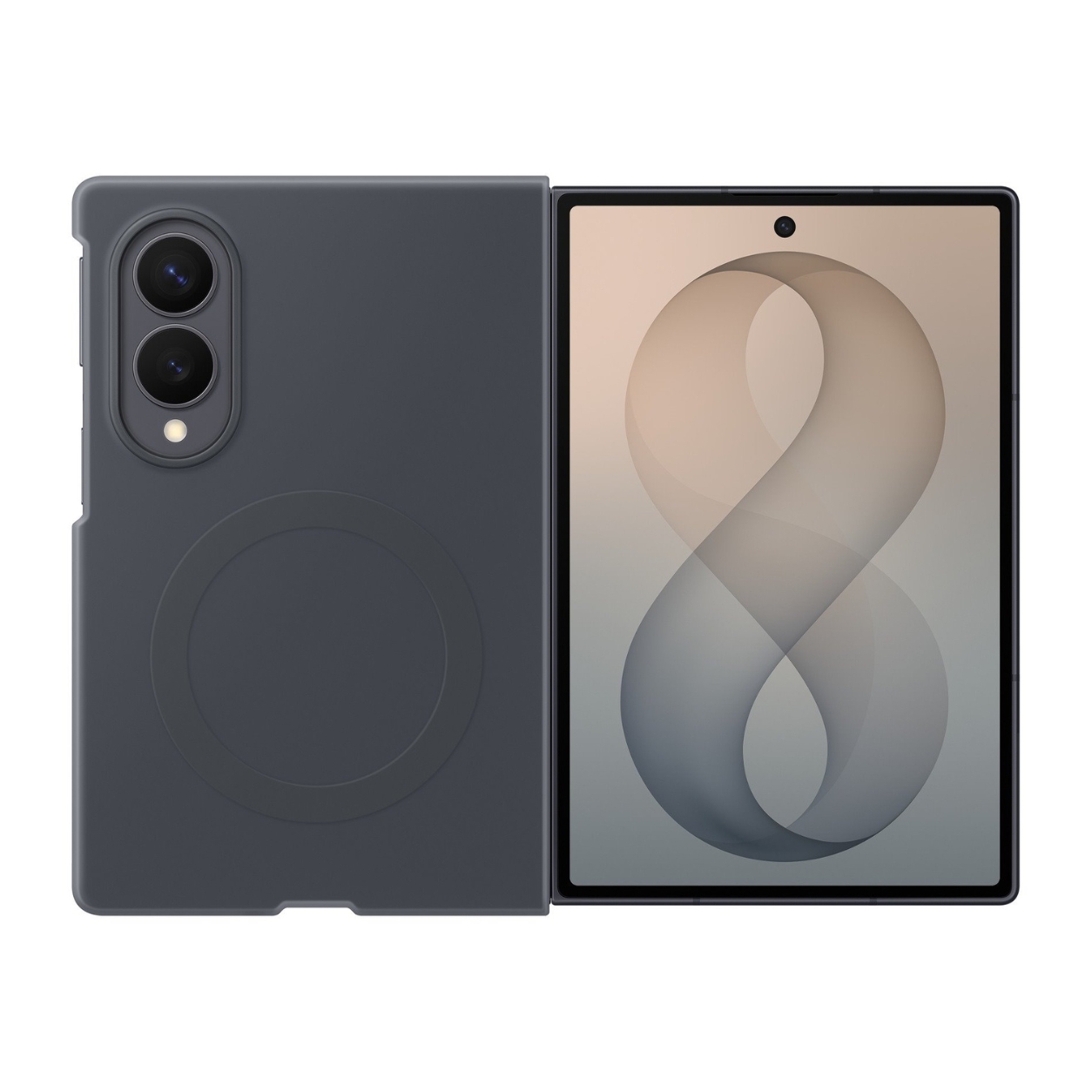 SAMSUNG Калъф Samsung Z Fold 8, Silicone Magnet Cover /черен/ - EF-EF971CBE