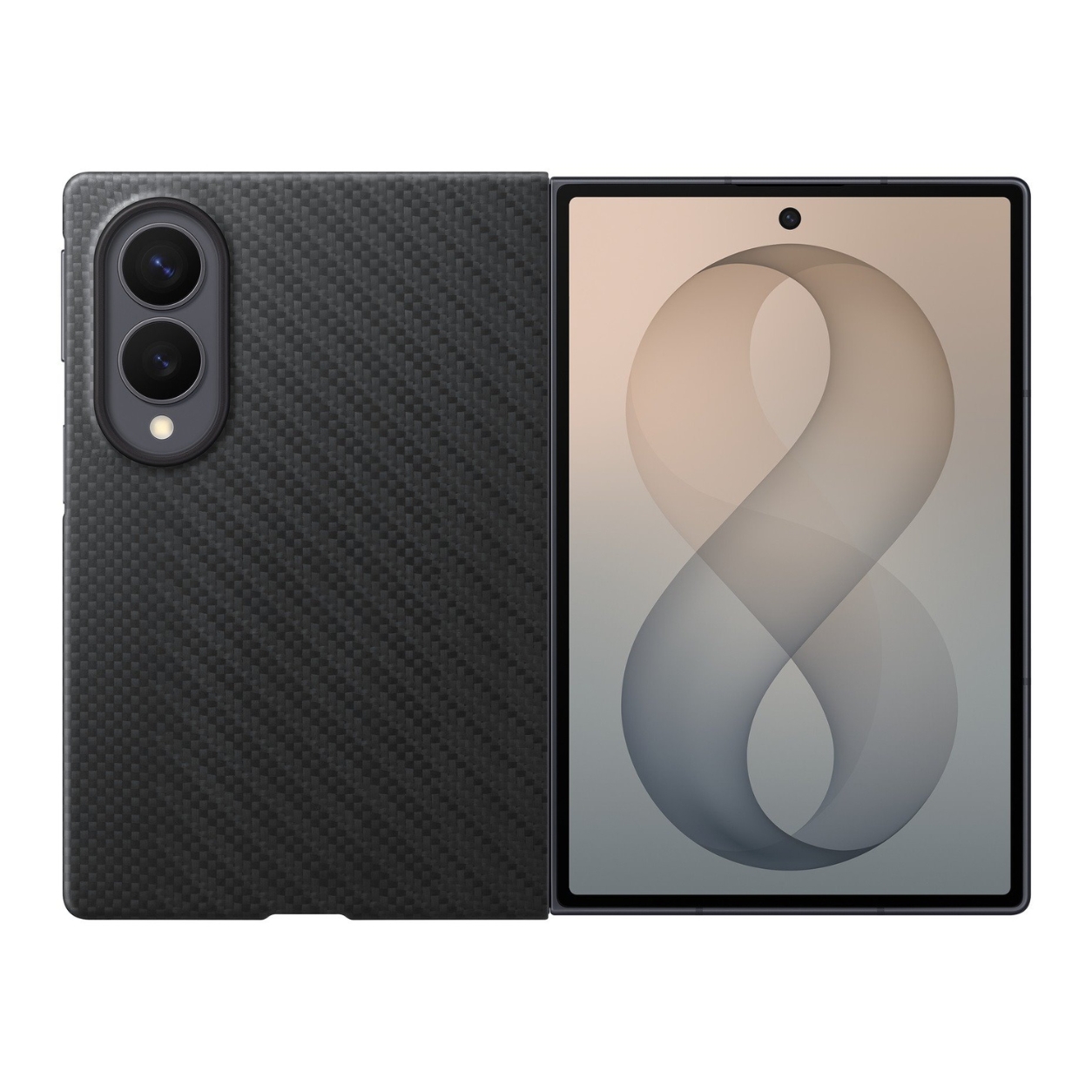 SAMSUNG Калъф Samsung Z Fold 8, Carbon Magnet Cover /черен/ - EF-KF971SBE