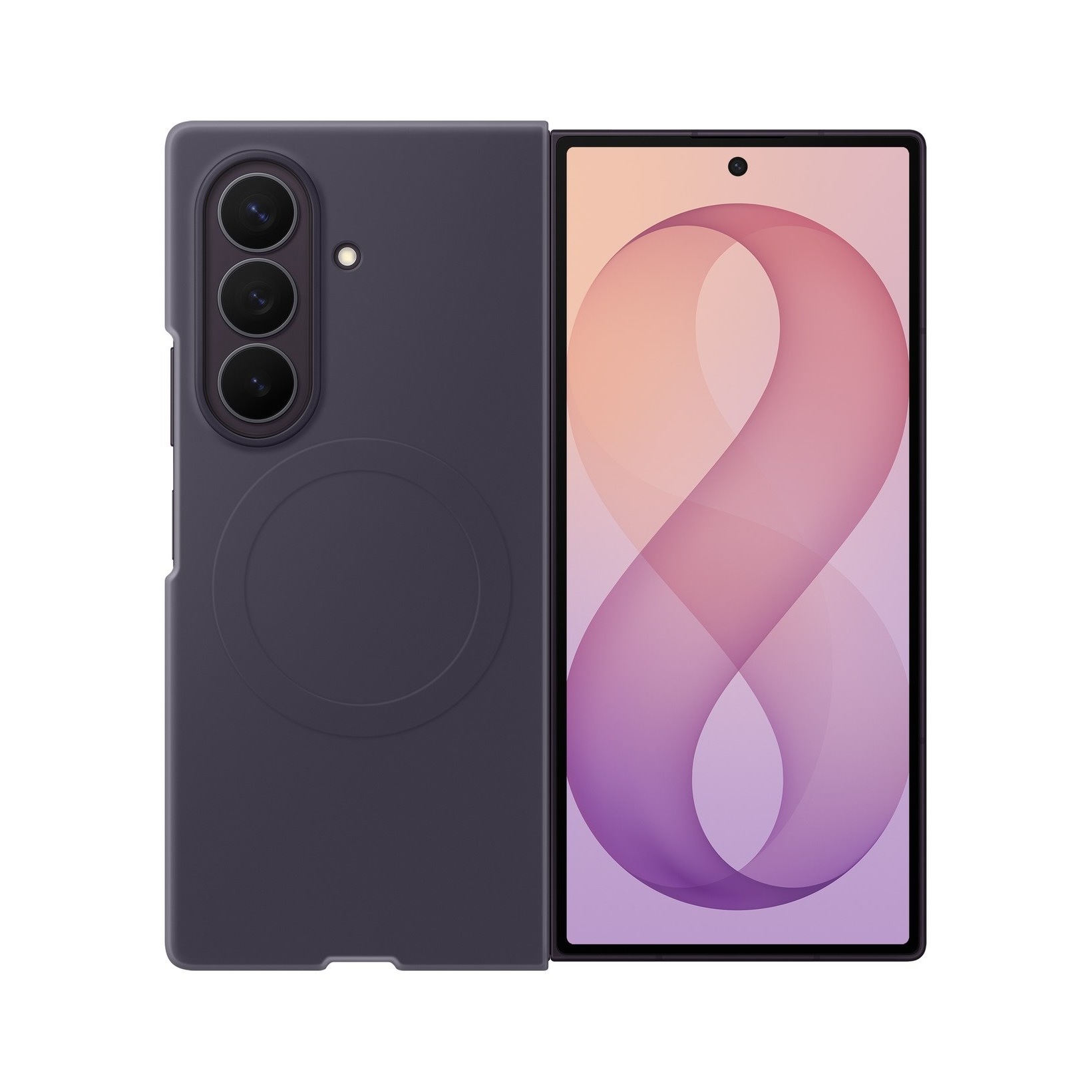 SAMSUNG Калъф Samsung Z Fold 8 Ultra, Silicone Magnet Cover /виолетов/ - EF-EF976CVE