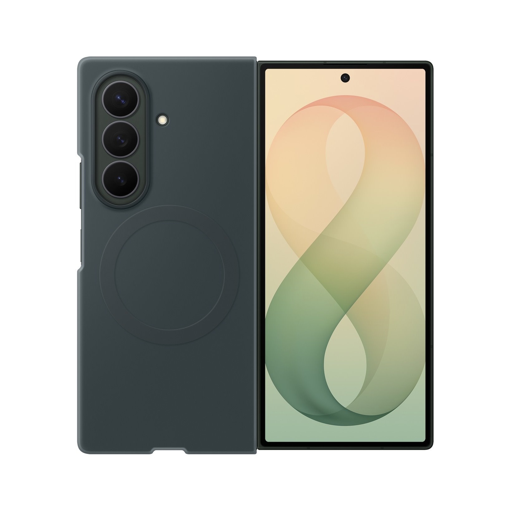 SAMSUNG Калъф Samsung Z Fold 8 Ultra, Silicone Magnet Cover /зелен/ - EF-EF976CGE