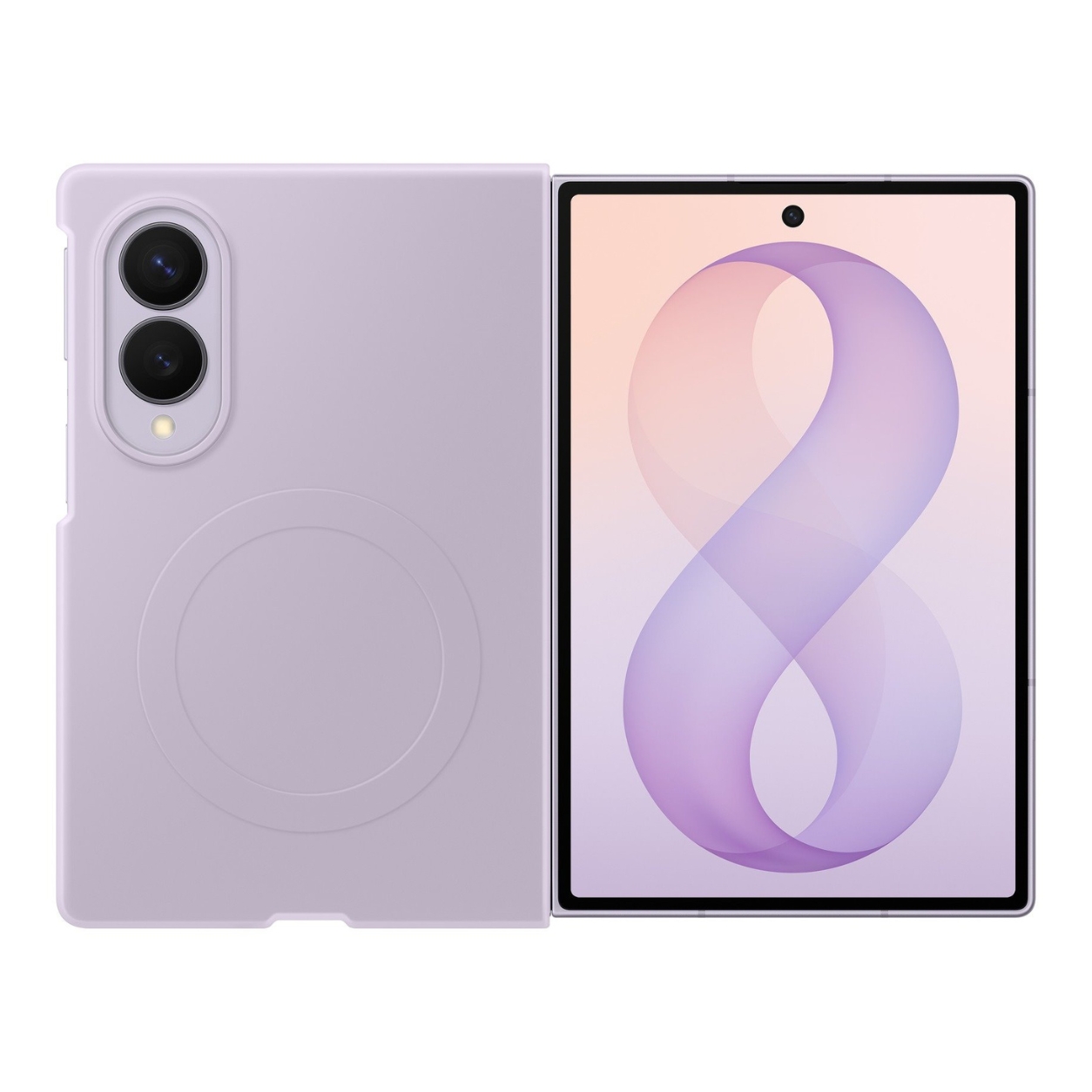 SAMSUNG Калъф Samsung Z Fold 8, Silicone Magnet Cover /виолетов/ - EF-EF971CVE