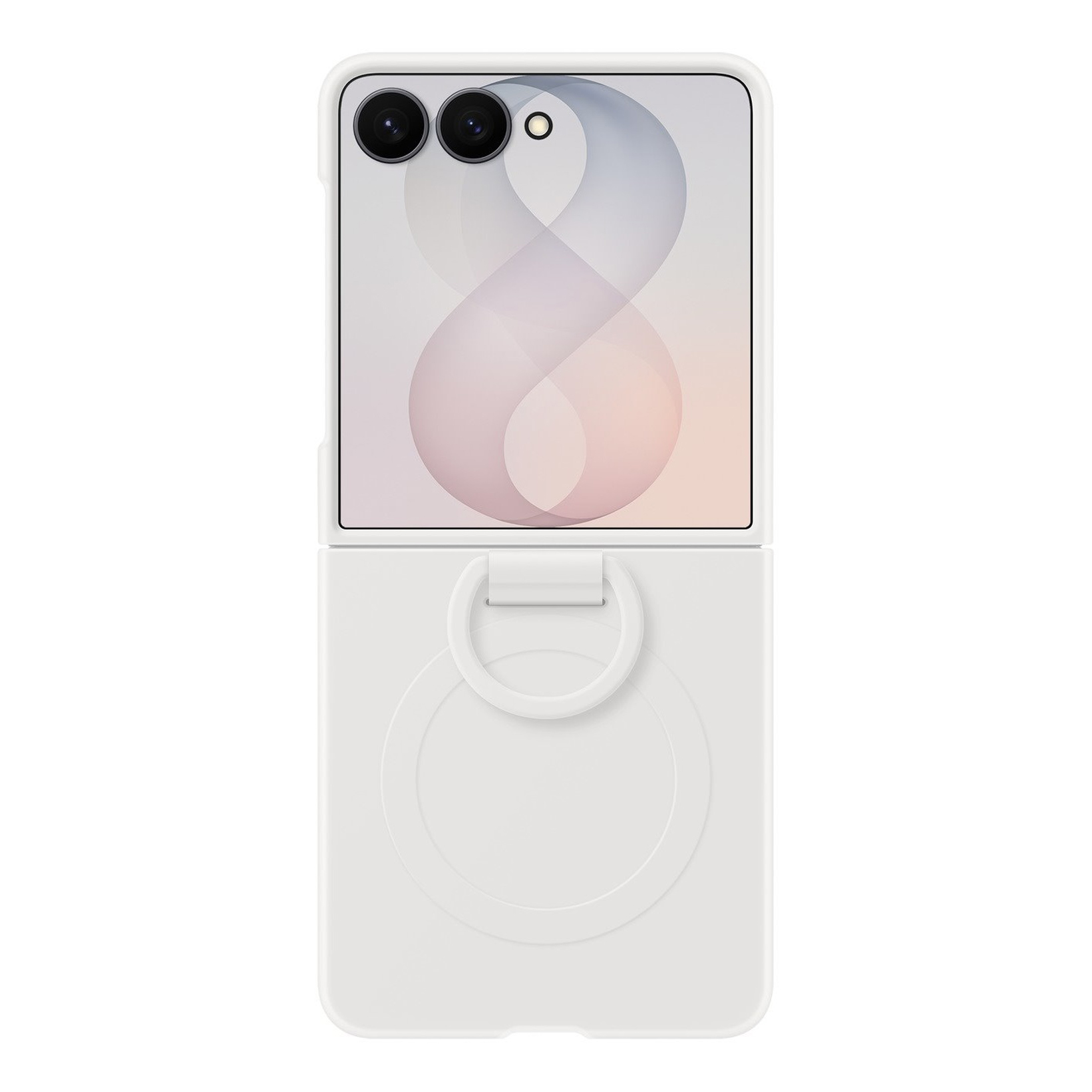 SAMSUNG Калъф Samsung Z Flip 8, Silicone Magnet Cover /бял/ - EF-EF776CWE
