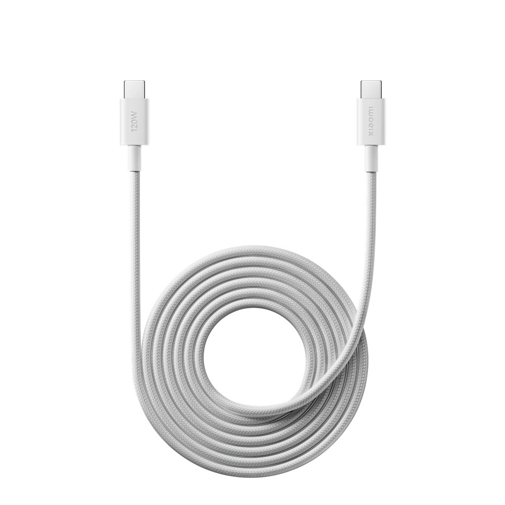 Xiaomi Кабел Type-C - Type-C, 2м, 6A, BHR087AGL (bulk) /бял/
