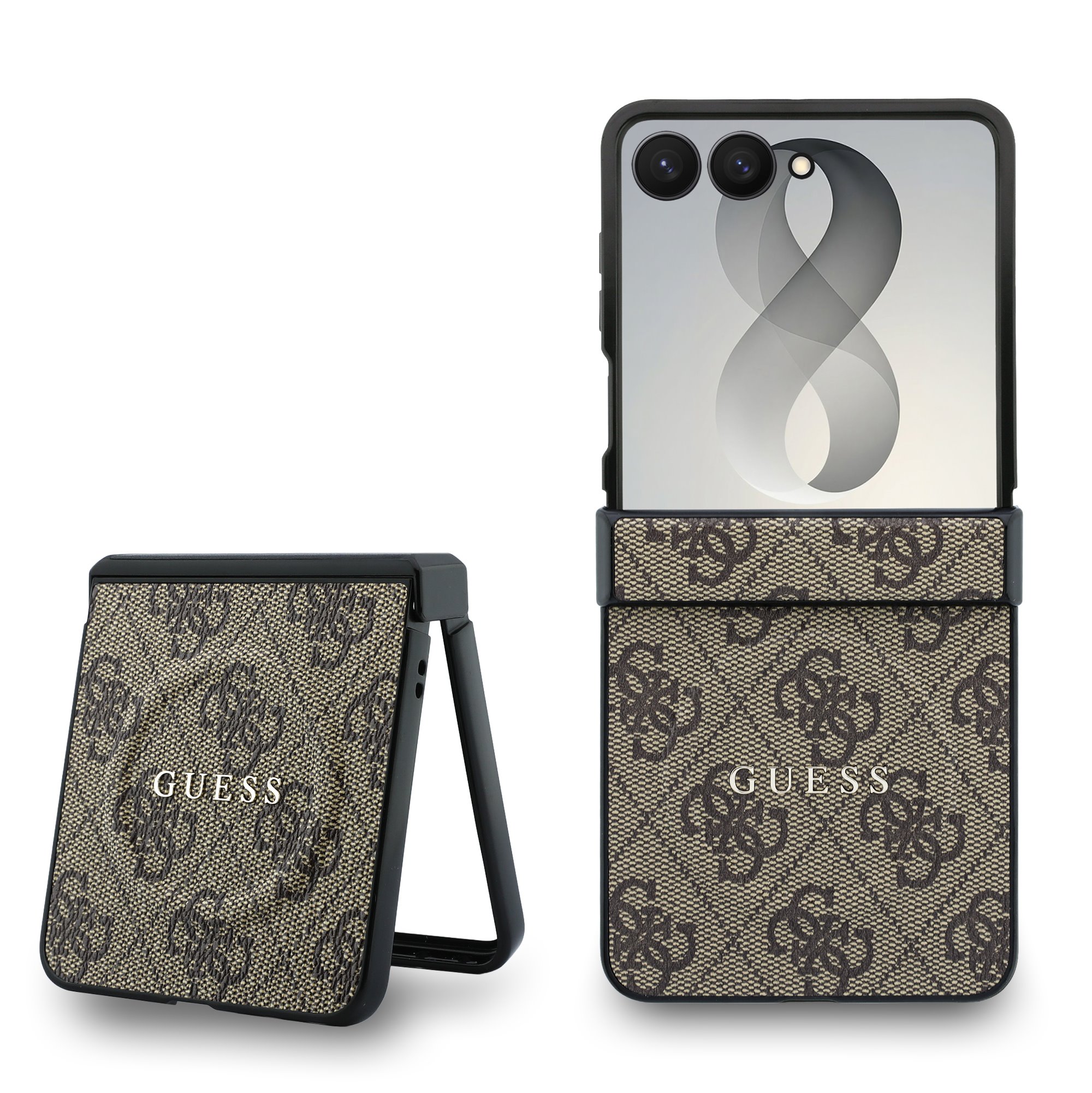 GUESS Калъф Samsung Z Flip 8, PU Leather 4G Magnetic, кафяв - GUHMZF8P4MSEGCW