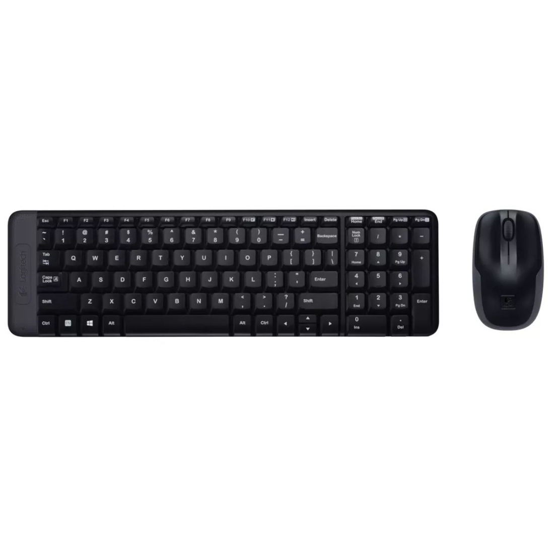 Logitech Безжична клавиатура + мишка MK220 /черен/ - 920-003161