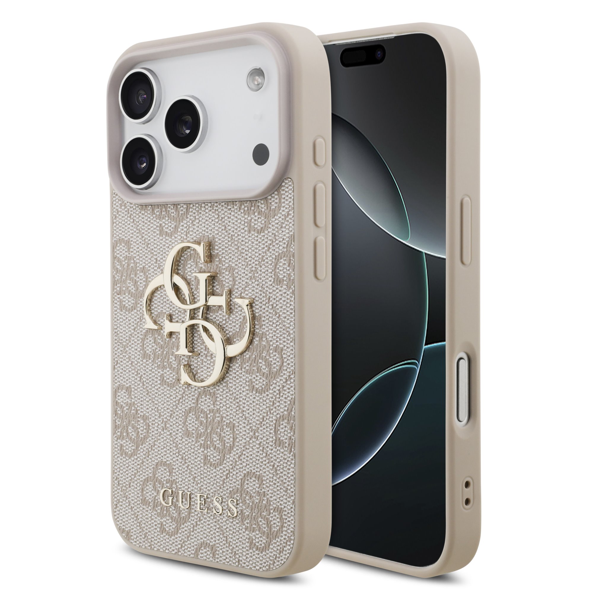 GUESS Калъф Apple iPhone 18 Pro Max, PU 4G Metal Logo /розов/ - GUHCP18X4GMGPI