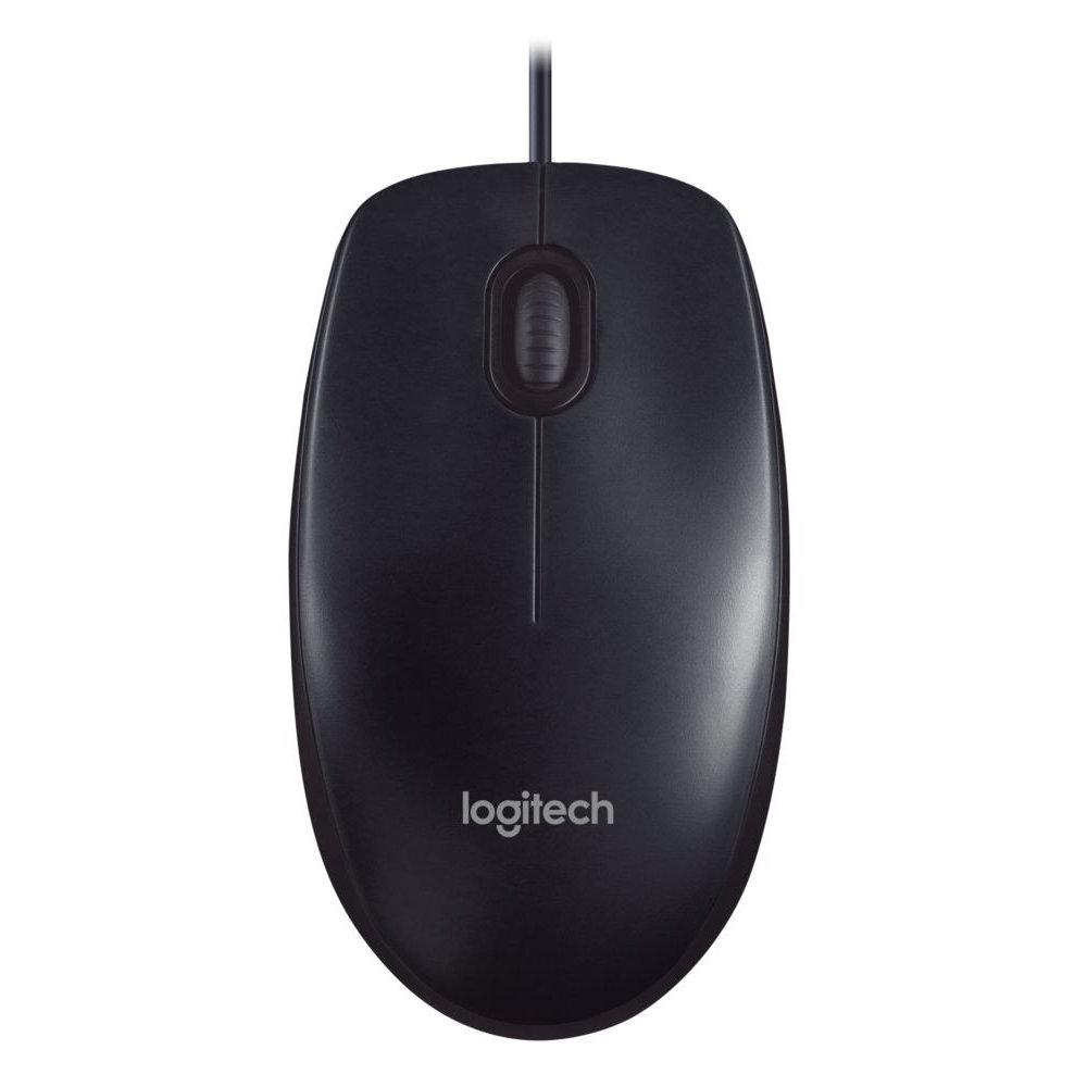 Logitech Кабелна мишка M90 /сив/ -  910-001793