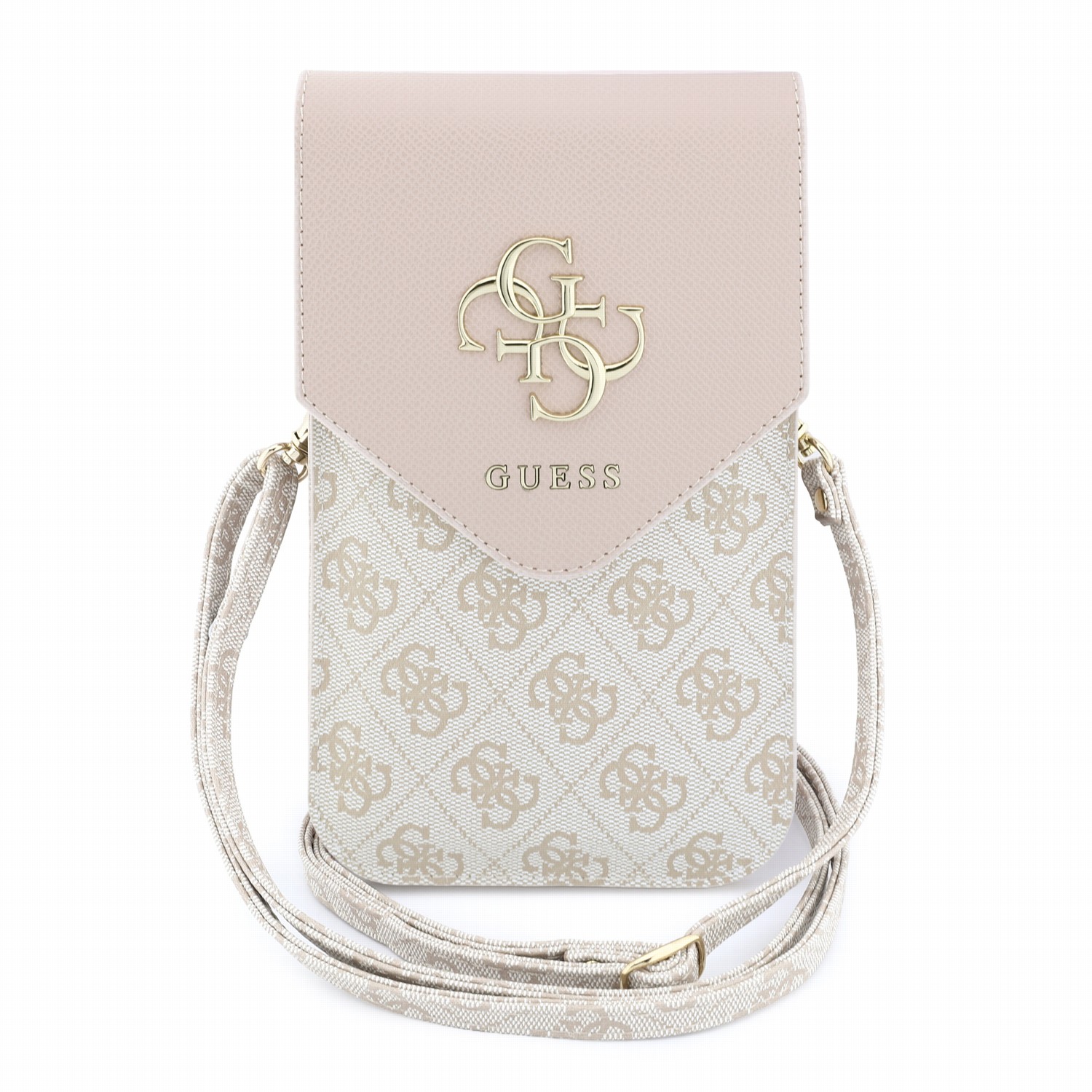 GUESS Калъф/Чанта PU Leather+Grained 4G Metal Logo /розов/ - GUWBPG4L4CNP