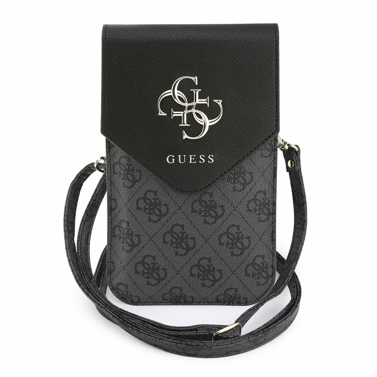 GUESS Калъф/Чанта PU Leather+Grained 4G Metal Logo /черен/ - GUWBPG4L4CNK