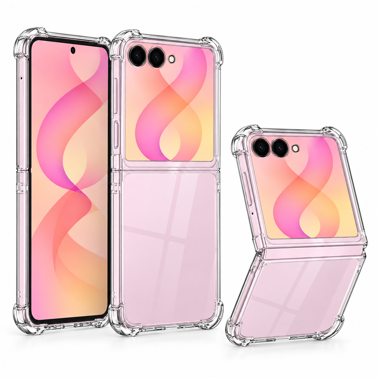 NORDIC Калъф Samsung Z Flip 8, Hybrid, Crystal Clear