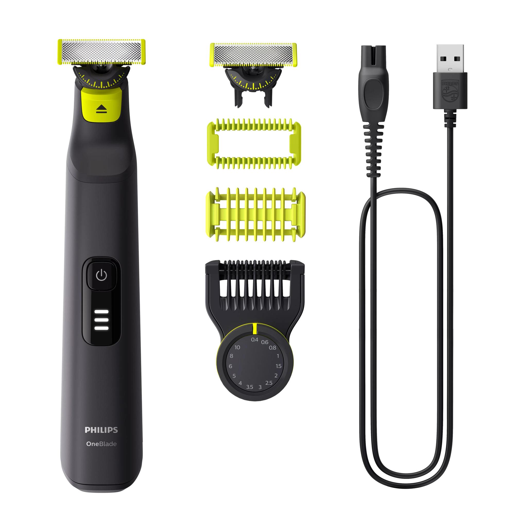 Philips Tример/ Самобръсначка, OneBlade Pro 360 Face and Body /черен/ - QP6542/15 