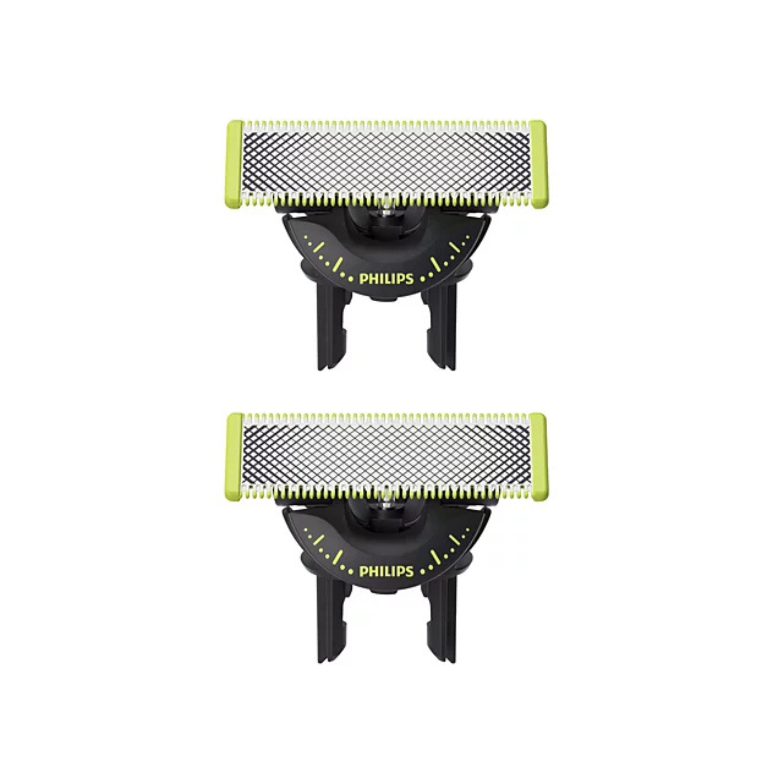 Philips Резервни ножчета OneBlade Pro 360, SET 2 броя /черен-лайм/ - QP420/50