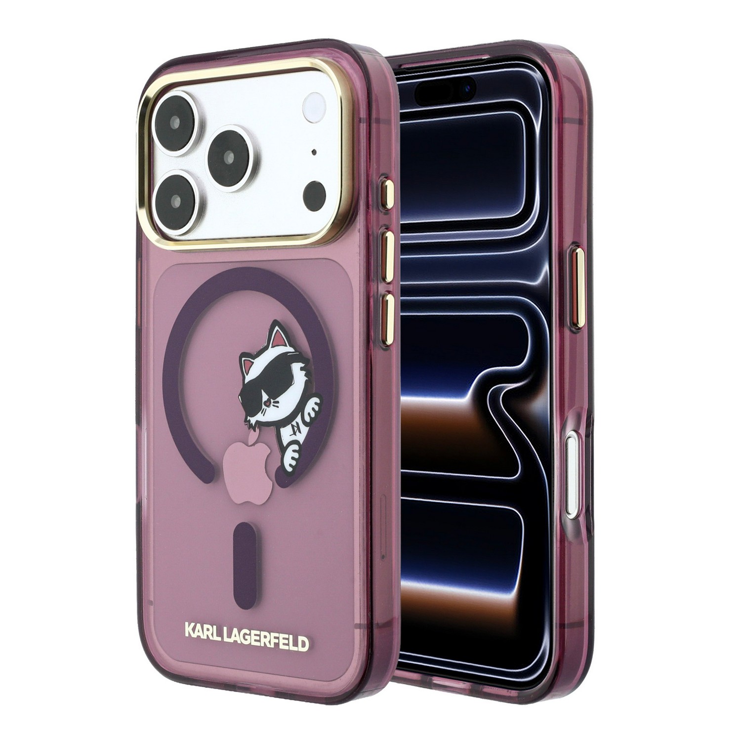 Karl Lagerfeld Калъф Apple iPhone 18 Pro Max/ 17 Pro Max, IML Choupette Peekaboo Magsafe /бордо/ - KLHMP18X6HCPSCR