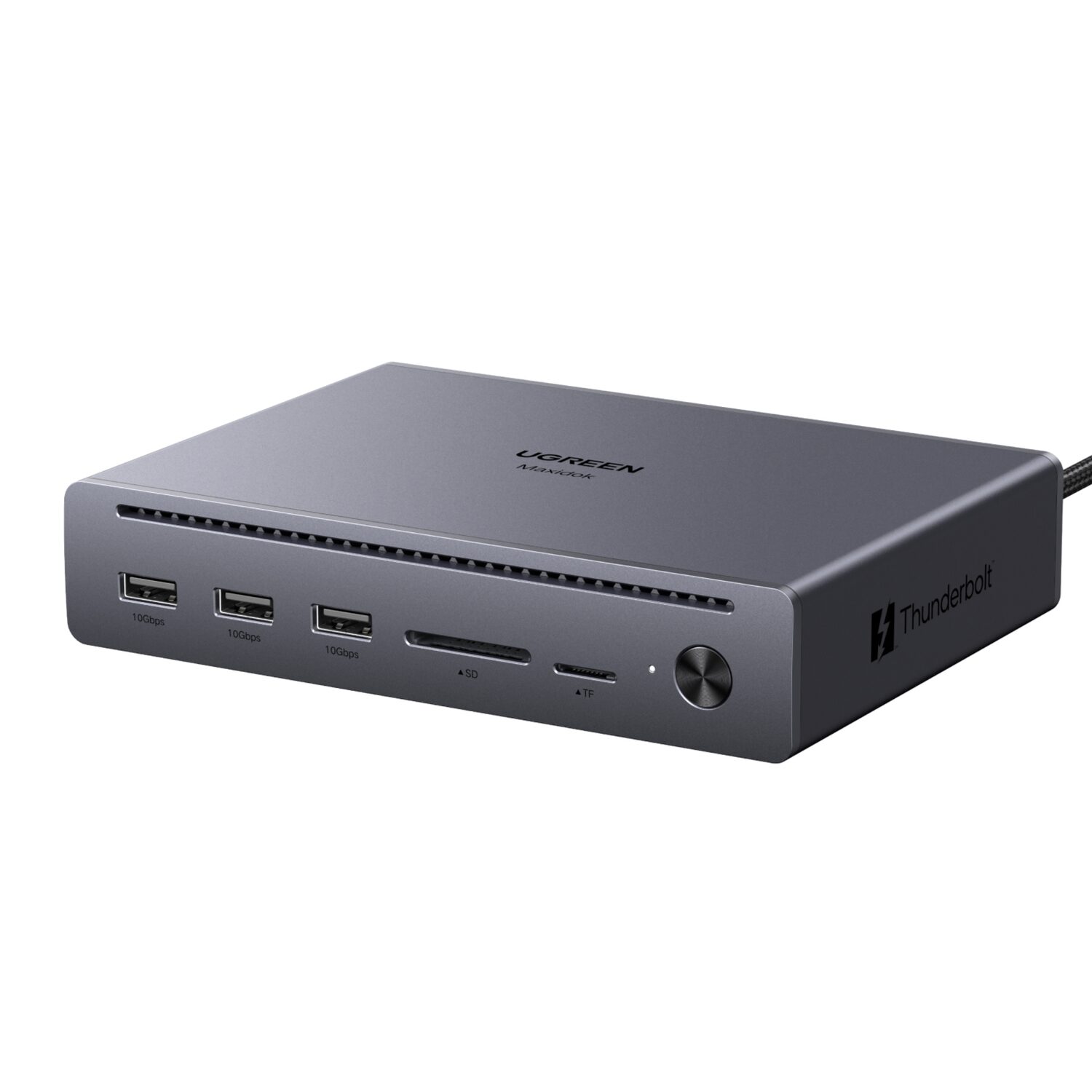 UGREEN Хъб 9-в-1, Thunderbolt 5 (Type-C) /сив/ - U712 / 75795F