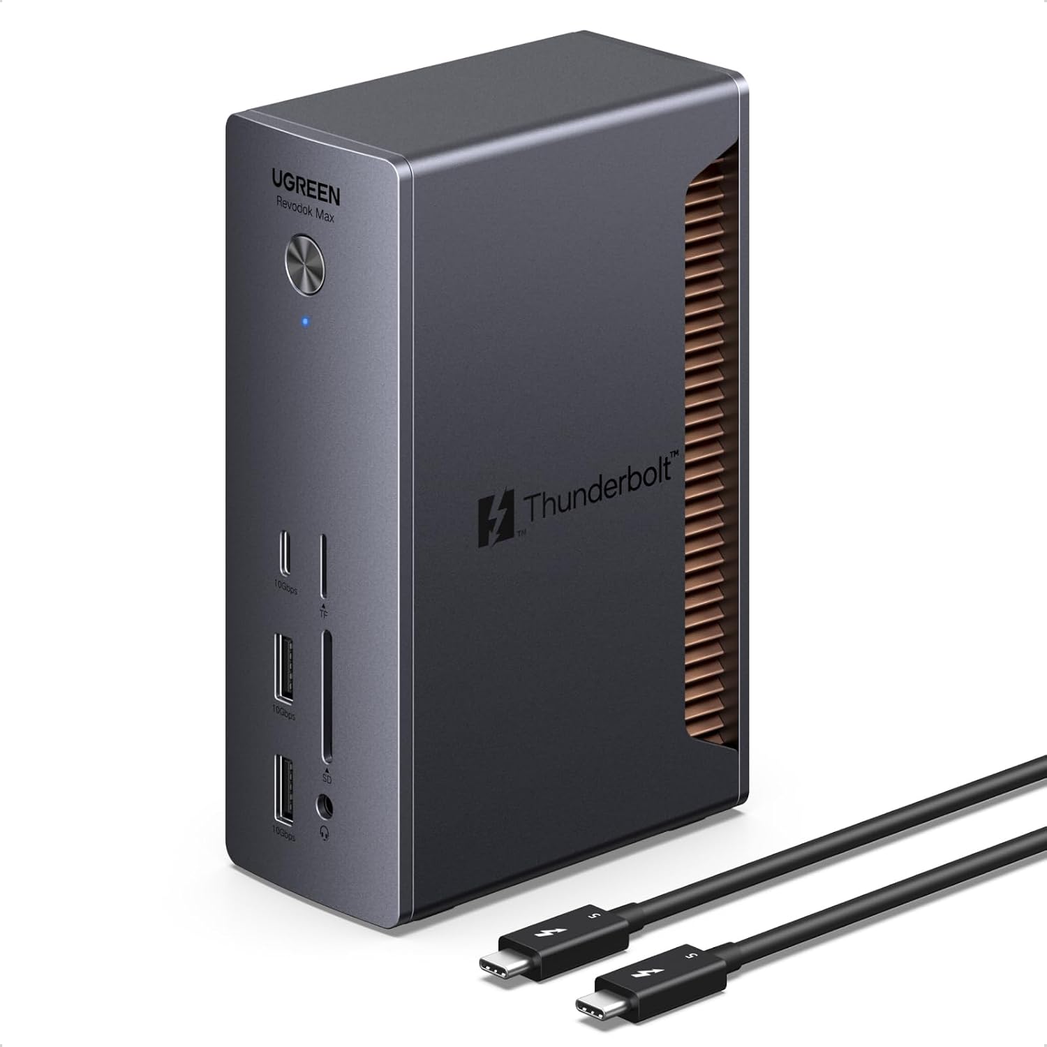 UGREEN Хъб 13-в-1, Thunderbolt 5 /сив/ - U715 / 45790A