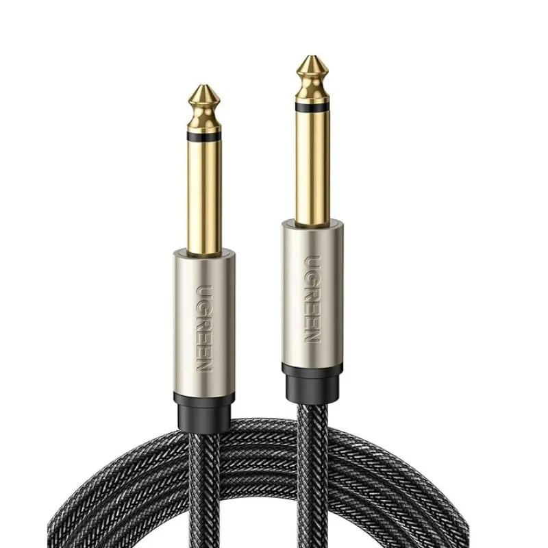 UGREEN Аудио кабел 6.5mm /м-м/, 2м /сив/ - AV128 / 10638