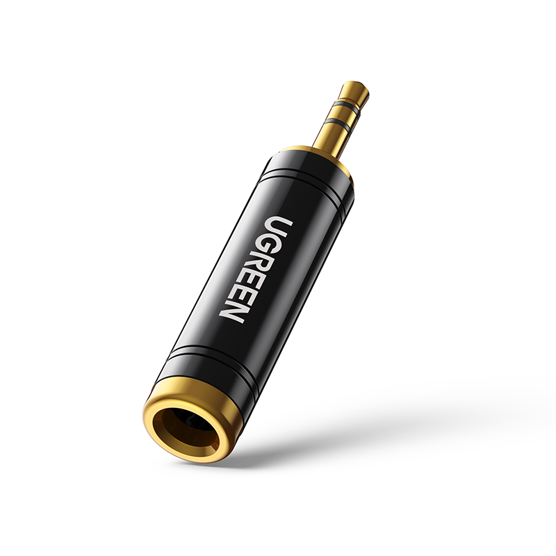 UGREEN Преходник Адаптер 1x AUX/м/ 3.5mm към 1x 6.35mm /ж/ /сив/ - AV168 / 60711