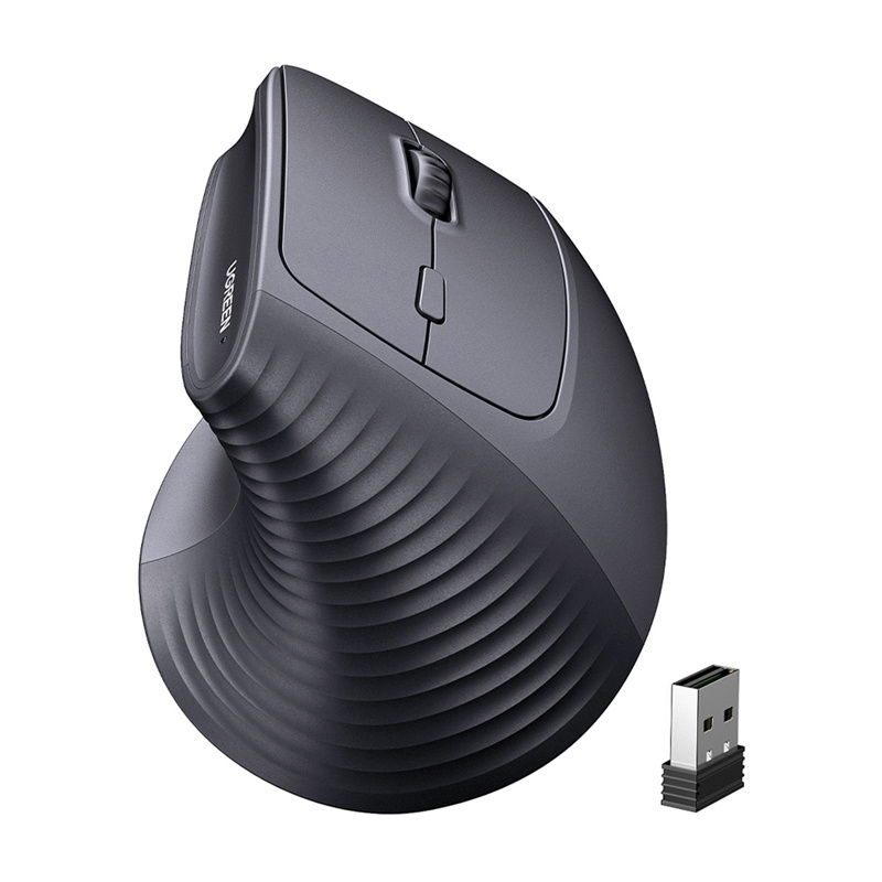 UGREEN Безжична мишка Vertical silent /черен/ - M571P / 65042